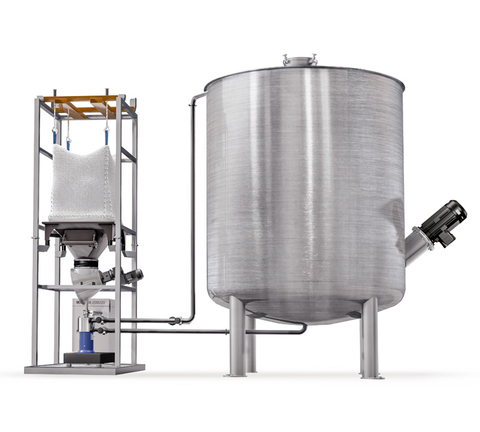 Solid-liquid mixers - CMX (recirculation)